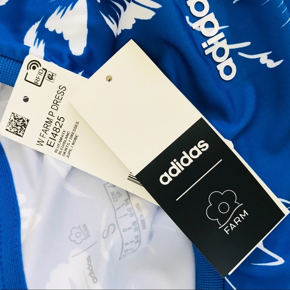 ADIDAS x FARM Rio BUTTERFLY DRESS Medium NWOT - Picture 11 of 16